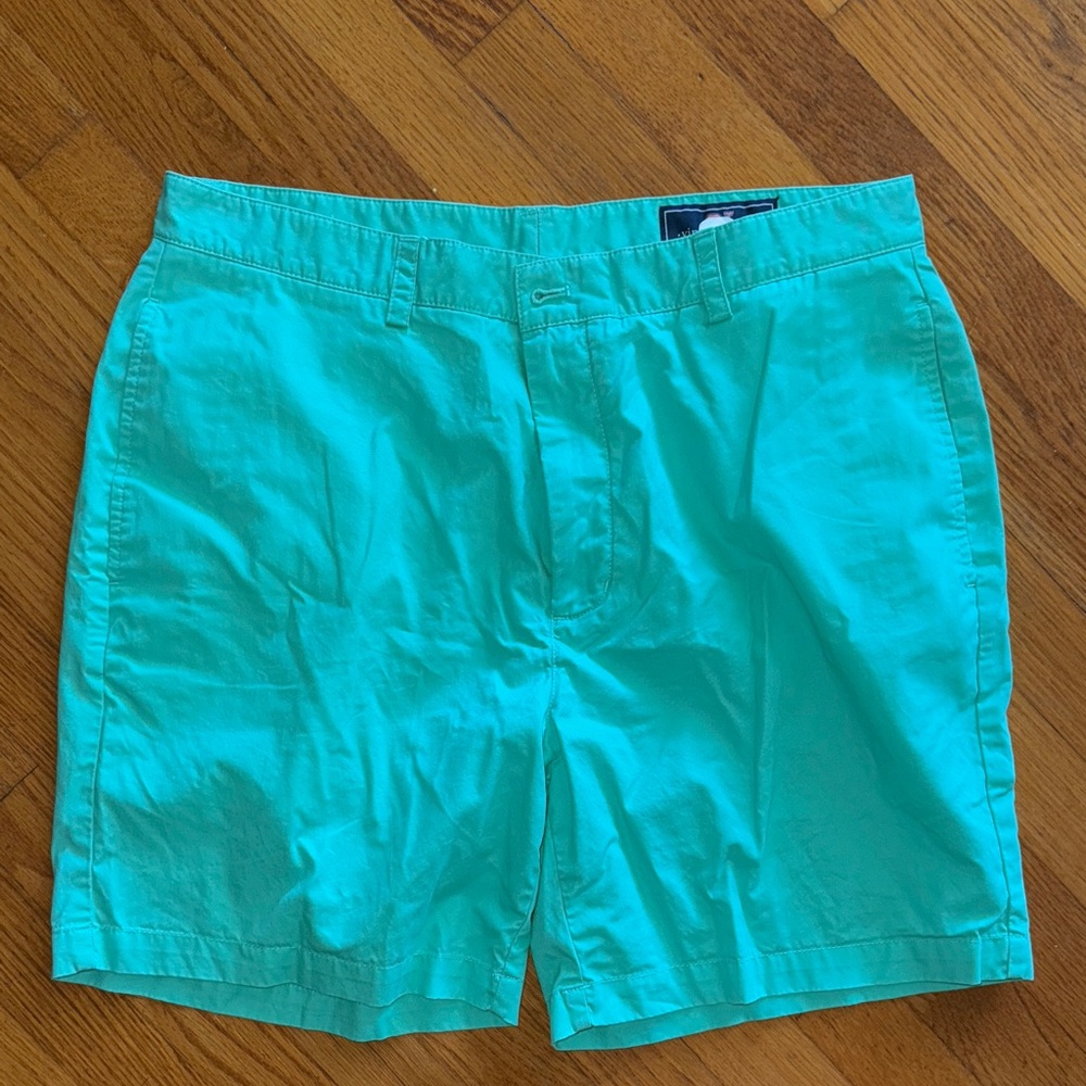 Vineyard Vines Aqua Cotton Shorts